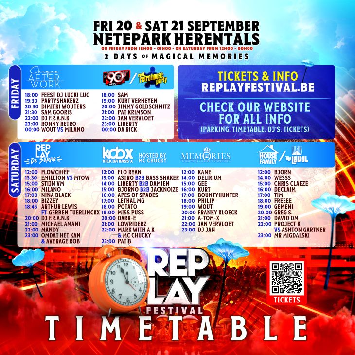 De timetable